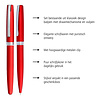 ONLINE Schreibgeräte Set fountain pen/ballpen Satin Red ONLINE Schreibgeräte Set fountain pen/ballpen Satin Red