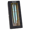 ONLINE Schreibgeräte Set fountain pen/ballpen Satin Turquoise ONLINE Schreibgeräte Set fountain pen/ballpen Satin Turquoise