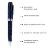 ONLINE Schreibgeräte Balpen Bohemian Art blauw ONLINE Schreibgeräte Balpen Bohemian Art blauw