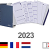 Kalpa A5 agendavulling week DU FR NL + opbergmap 2023 Kalpa A5 agendavulling week DU FR NL + opbergmap 2023