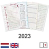 Kalpa Pocket diary refill week colour EN NL 2023 Kalpa Pocket diary refill week colour EN NL 2023