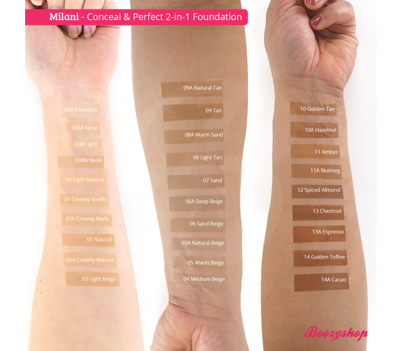 milani conceal perfect 2 in 1 foundation concealer