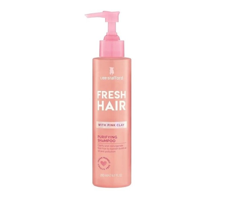 Buy Lee Stafford Fresh Hair Pink Clay Purifying Shampoo Boozyshop Boozyshop Com