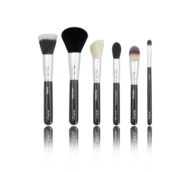 Boozy 6 Pc Classic Starter Face - Face Makeup Brushes Boozy 6 Pc Classic Starter Face - Face Makeup Brushes