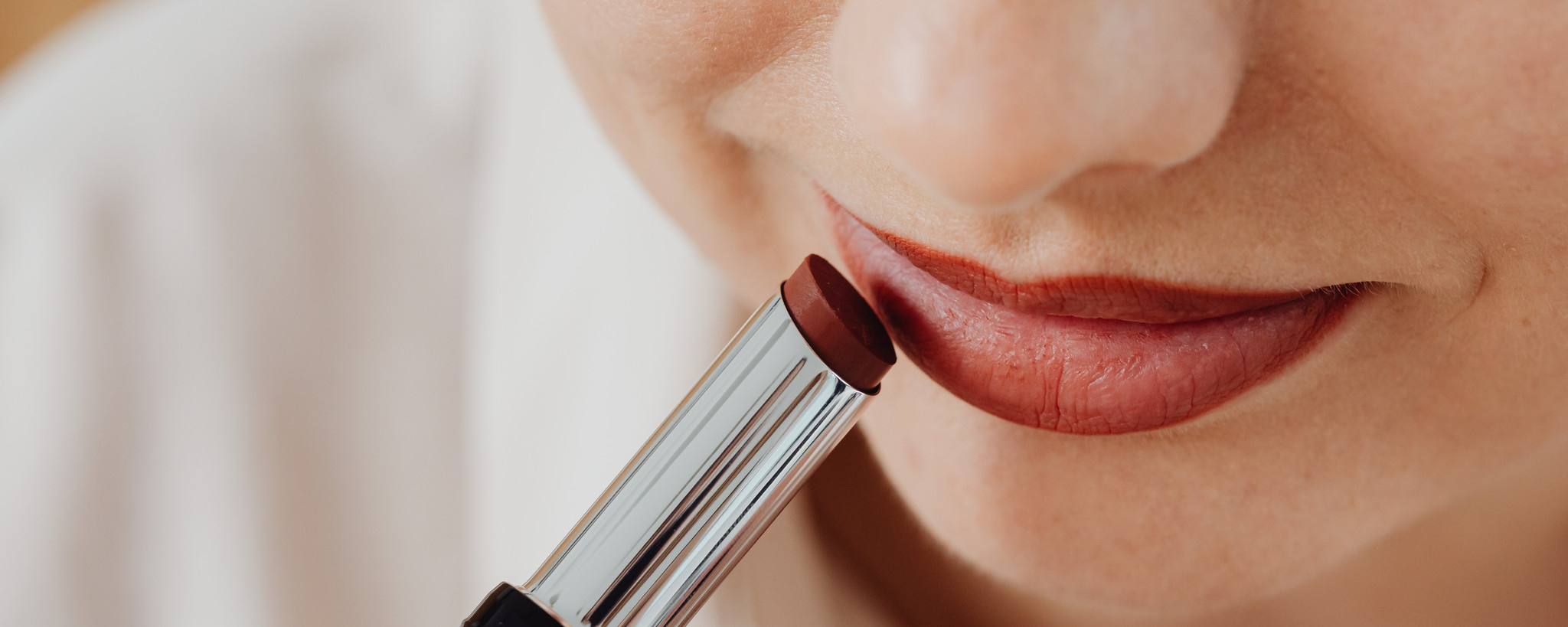 This way your lipstick stays on all day