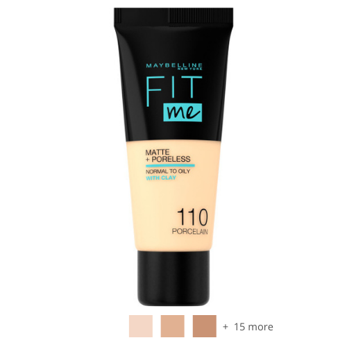 Buy Maybelline Fit Me Matte and Poreless Foundation online | Boozyshop