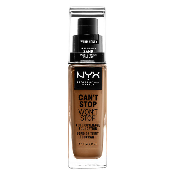 Buy NYX Professional Makeup Can't Stop Won't Stop 24-Hour Foundation Medium  online