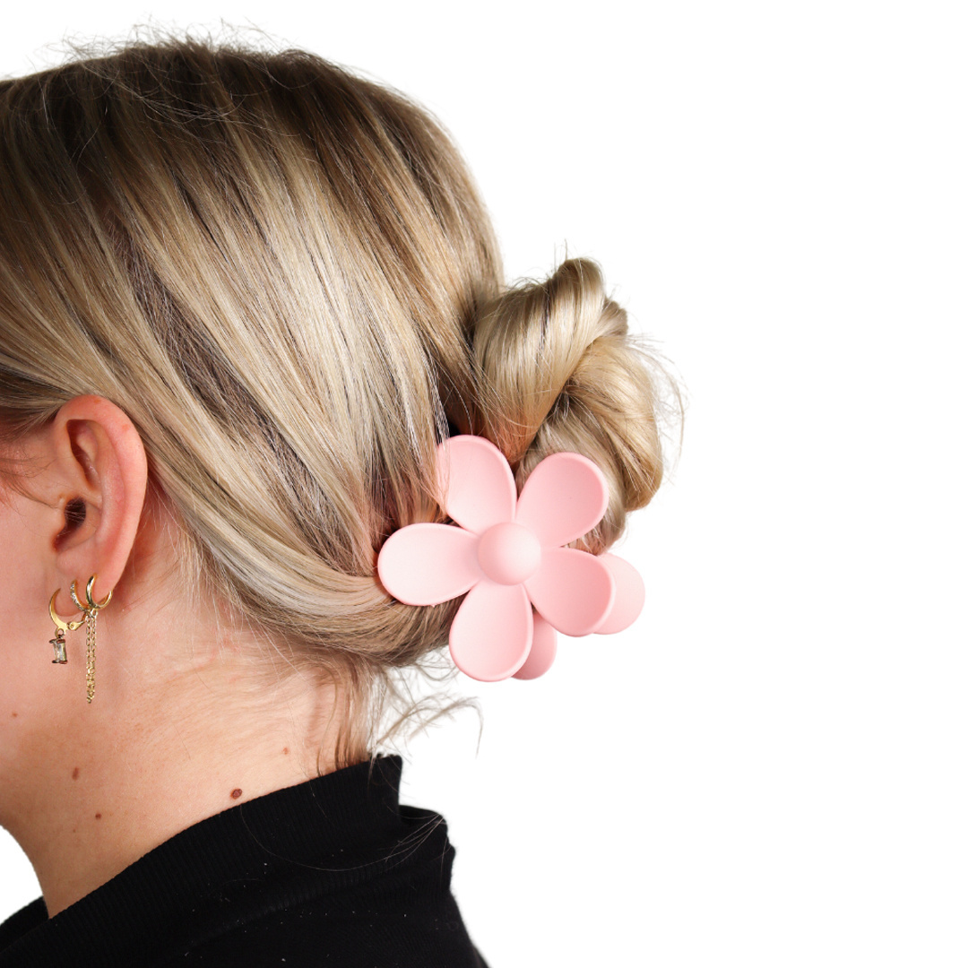 Boozyshop Flower Hair Clip Soft Pink - Boozyshop.com