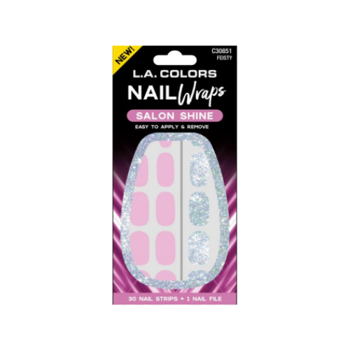 Buy LA Colors Stick on Nail Wraps Glam online