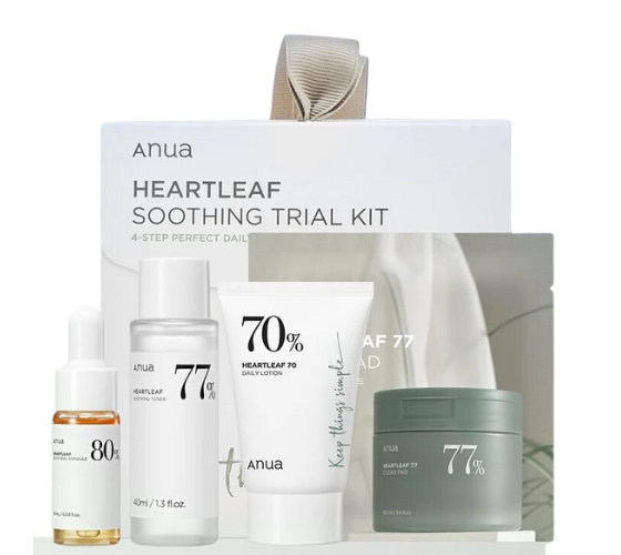 Buy Anua Heartleaf Soothing Trial Kit online | Boozyshop