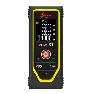 DISTO X1 Laser Afstandsmeter 100m, 1.5mm, bluetooth en NFC Leica DISTO X1 Laser Afstandsmeter 100m, 1.5mm, bluetooth en NFC