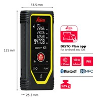 Leica DISTO X1 Laser Afstandsmeter 100m, 1.5mm, bluetooth en NFC
