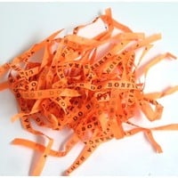 Bonfim lint - Set van 24 Bonfim Lintjes 43 cm - Oranje