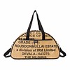 Used2b Used2b Gym - Schoudertas Upcycled - theezakken - 44 x 25,5 cm - Beige