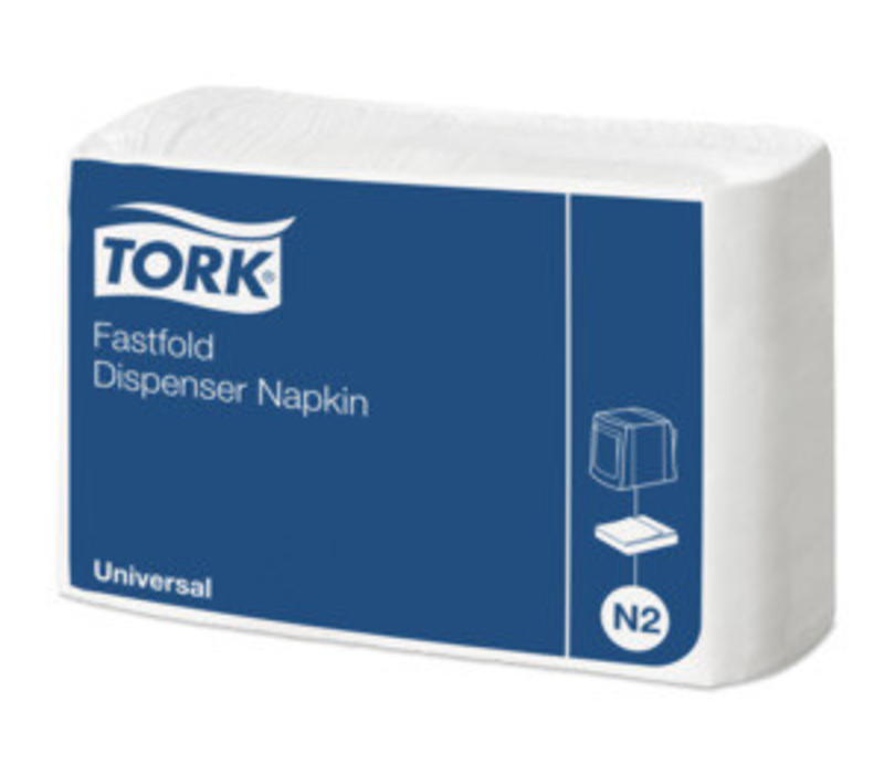 Tork - Navulling dispenser servet TORK - 1-laags fastfold - 36 x 300 stuks - Wit