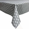 Tafelkleed Gecoat Kubussen - 140 x 250 cm - Grijs/Antraciet
