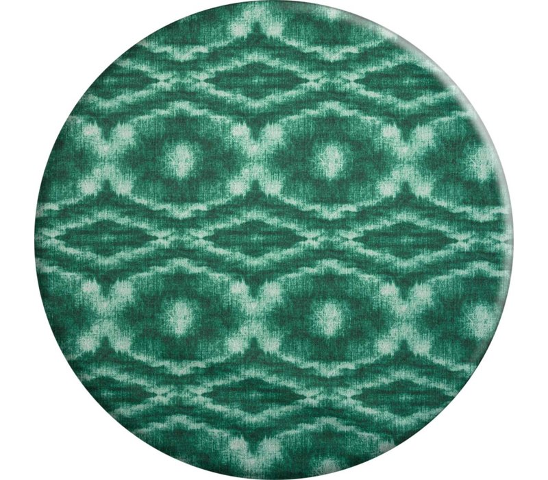 Rond Tafelkleed Gecoat - Ø 160 cm - Tie Dye Groen