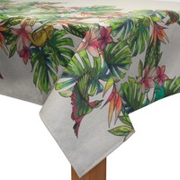 Tafelkleed Gecoat - 140 x 250 cm - Tropical Borders