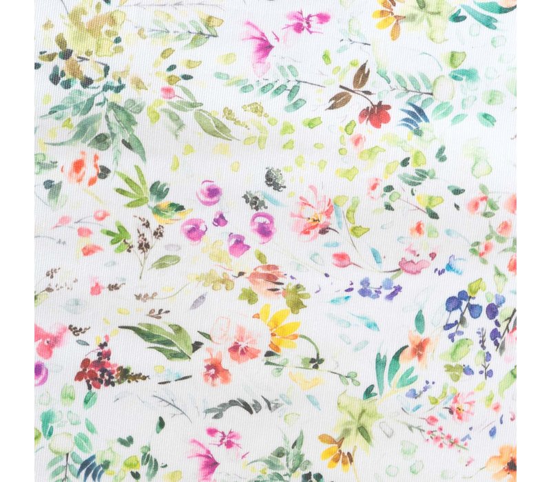 Rond Tafelkleed Gecoat - Ø 140 cm - Bouquet