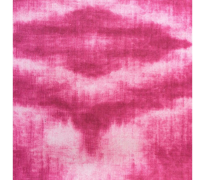 Rond Tafelkleed Gecoat - Ø 140 cm - Tie Dye roze