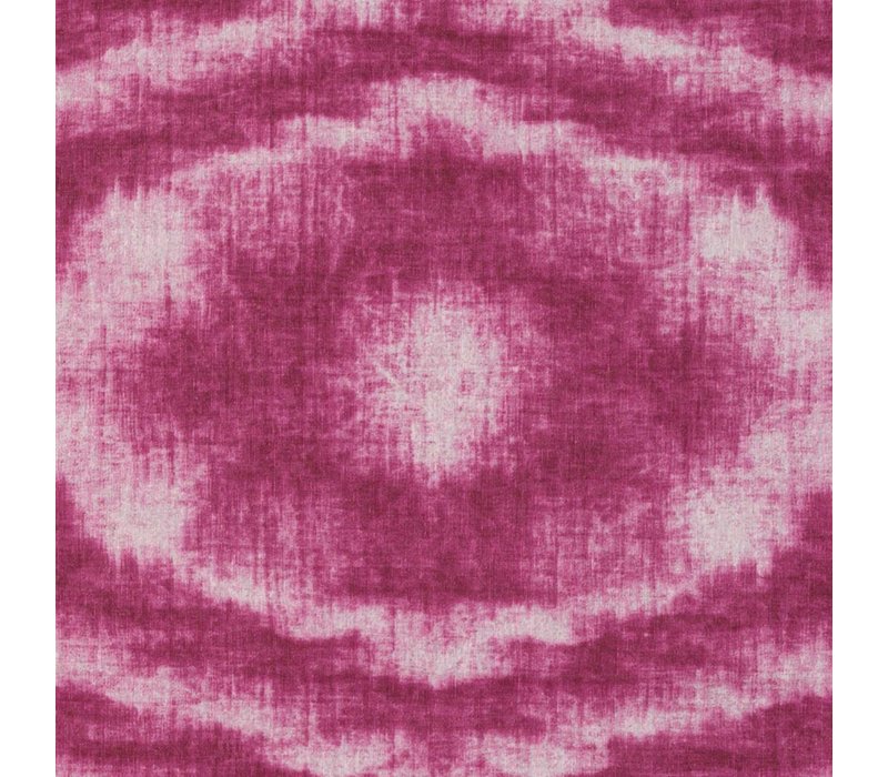 Rond Tafelkleed Gecoat - Ø 140 cm - Tie Dye roze