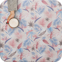 Tafelzeil - 140 x 250 cm - Tropical - roze