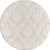 Rond Tafelkleed Gecoat Jacquard - Ø 180 cm – Chateau Barok - Beige