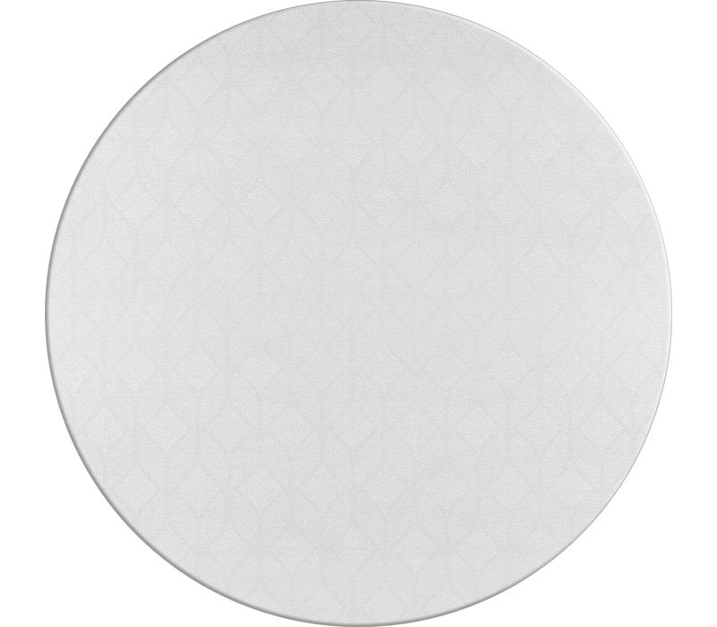 Rond Tafelkleed Gecoat Jacquard - Ø 160 cm - Ogee - Wit