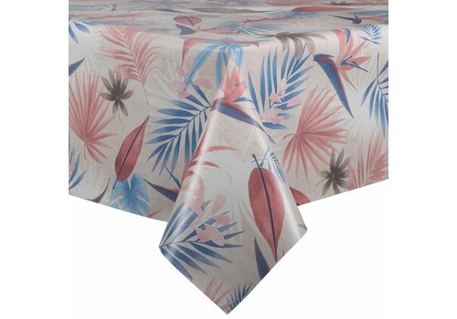 MixMamas Tafelzeil - 140 x 250 cm -  Tropical - roze