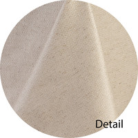 Rond Tafelkleed Gecoat Jacquard -  Ø 160 cm - Effen linnenmix Beige