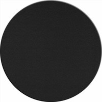 Rond Tafelkleed Gecoat -  Ø 160 cm - Linnen look effen - Zwart