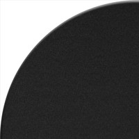Rond Tafelkleed Gecoat -  Ø 160 cm - Linnen look effen - Zwart
