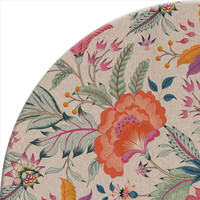 Rond Tafelkleed Gecoat - Ø 160 cm - Flower paradise