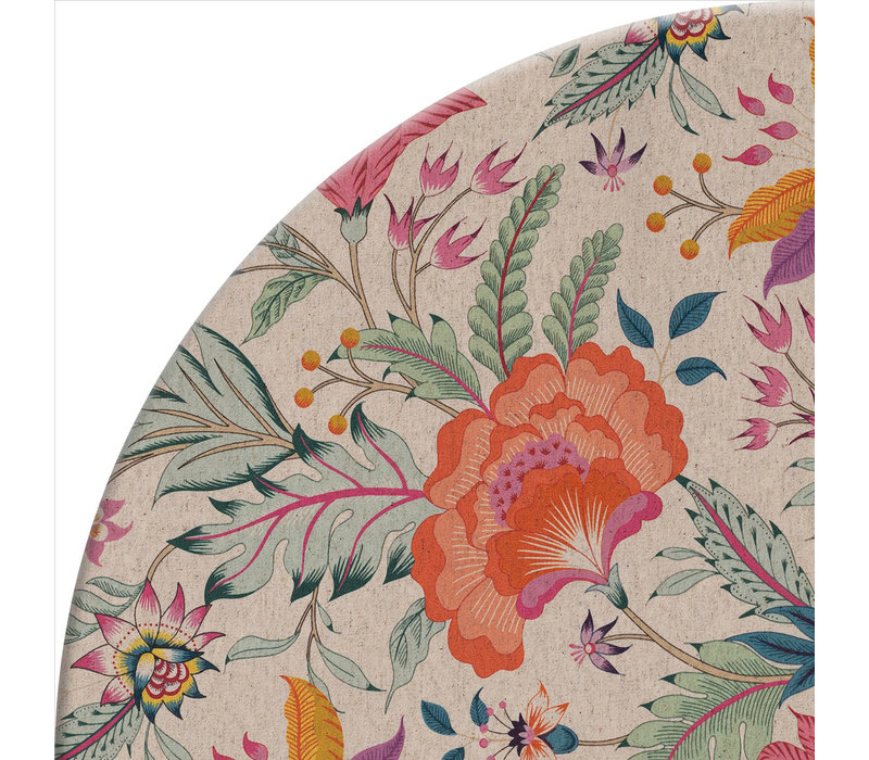 Rond Tafelkleed Gecoat - Ø 140 cm - Flower paradise