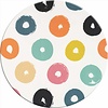 MixMamas Rond Tafelkleed Gecoat - Ø 140 cm - painted circled dots