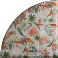 Rond Tafelzeil - Ø 140 cm - Tropical - groen