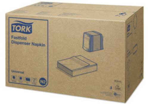 Tork Tork - Navulling dispenser servet doos 36 x 300 stuks Wit - C2