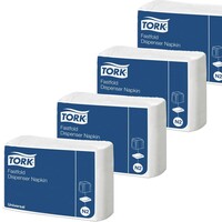 Navulling dispenser servet TORK - 1200 stuks - Wit