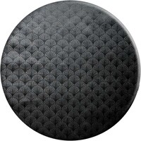 Rond Tafelkleed Gecoat Jacquard - Ø 160 cm - Art Deco - Zwart