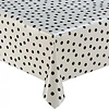 Mexicaans Tafelzeil Wit met Zwarte Stippen