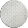 Rond Tafelkleed Gecoat - Ø 140 cm - Illusion - Lichtgrijs