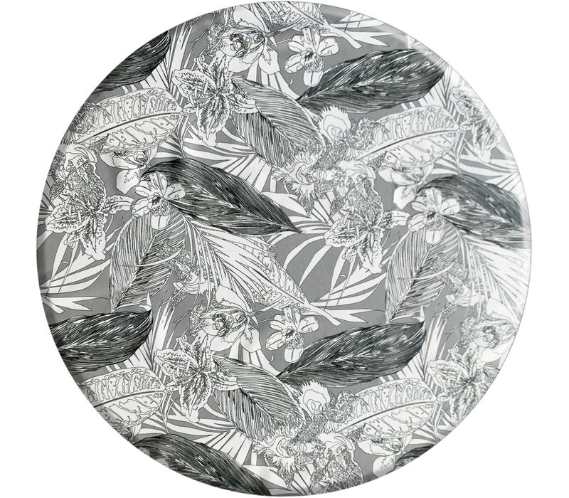 Rond Tafelkleed Gecoat - Ø 140 cm - Sketched Jungle