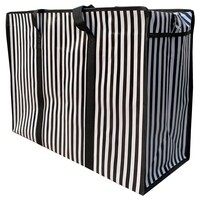 Big Shopper met rits XL Modern - 70 x 50 cm - Set van 3