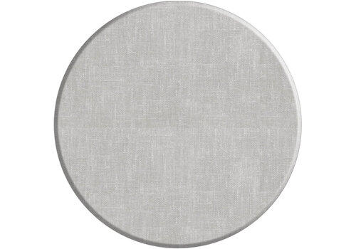 MixMamas Rond Tafelzeil-  Ø 140 cm - Linnen look  Lichtgrijs