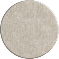 Rond Tafelzeil-  Ø 160 cm - Linnen look Zand