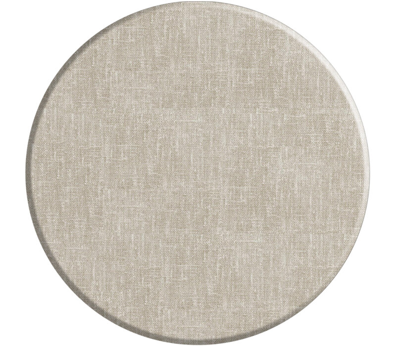 Rond Tafelzeil-  Ø 160 cm - Linnen look Zand