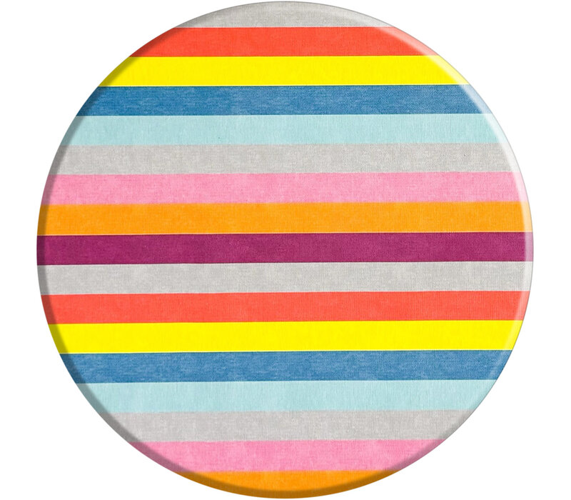 Rond Tafelkleed Gecoat -  Ø 140 cm - Happy Stripes