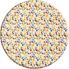 MixMamas Rond Tafelkleed Gecoat -  Ø 160 cm - Happy Flowers