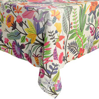 Rond Tafelkleed Gecoat -  Ø 160 cm - Exotic Floral