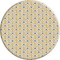 Rond Tafelkleed Gecoat -  Ø 160 cm - Ocre Harmony